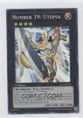 2013 Yu-Gi-Oh! Starter Deck 13 - Super Starter: Power-Up - Booster Pack [Base] - 1st Edition #YS13-ENV41 - Number 39: Utopia