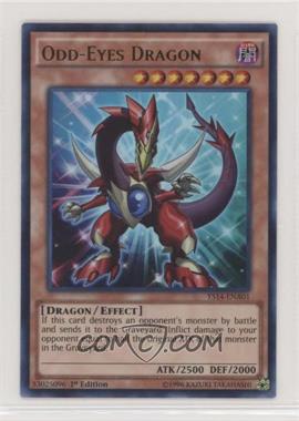 2014 Yu-Gi-Oh! Starter Deck 14 - Super Starter: Space-Time Showdown - Power-Up Pack [Base] - 1st Edition #YS14-ENA01 - Odd-Eyes Dragon