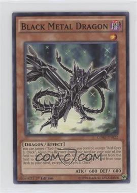 2015 Yu-Gi-Oh! - Clash of Rebellions - [Base] - 1st Edition #CORE-EN022 - Black Metal Dragon