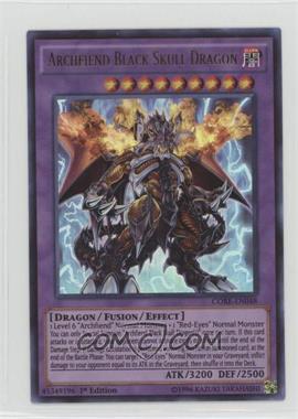 2015 Yu-Gi-Oh! - Clash of Rebellions - [Base] - 1st Edition #CORE-EN048 - Archfiend Black Skull Dragon