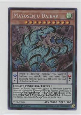 2015 Yu-Gi-Oh! - The Secret Forces - [Base] - 1st Edition #THSF-EN001 - Secret Rare  - Mayosenju Daibak