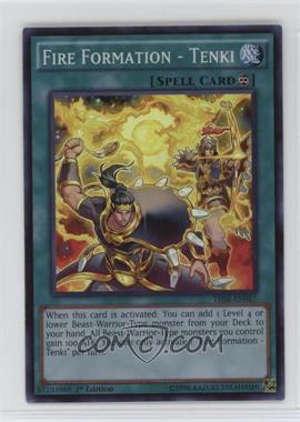 2015 Yu-Gi-Oh! - The Secret Forces - [Base] - 1st Edition #THSF-EN057 - Super Rare - Fire Formation - Tenki