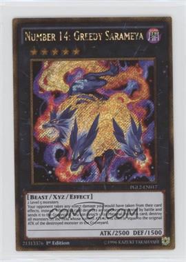 2015 Yu-Gi-Oh! Premium Gold: Return of the Gold - Booster Pack [Base] - 1st Edition #PGL2-EN017 - Number 14: Greedy Sarameya