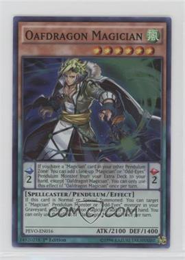 2017 Yu-Gi-Oh! Pendulum Evolution - [Base] - 1st Edition #PEVO-EN016 - Oafdragon Magician (SR)