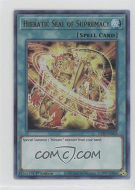 2020 Yu-Gi-Oh! - Ghosts From The Past - [Base] - 1st Edition #GFTP-EN055 - UR - Hieratic Seal of Supremacy
