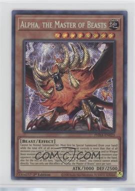 2020 Yu-Gi-Oh! - Phantom Rage - [Base] - 1st Edition #PHRA-EN023 - SCR - Alpha, the Master of Beasts