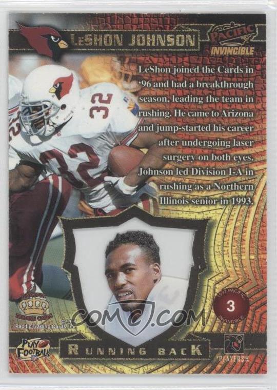 LeShon Johnson All Football Cards - COMC Card Marketplace